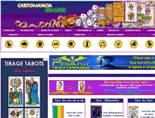 Tablet Screenshot of cartomanciaonline.com.br